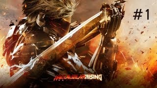 ★Metal Gear Rising Revengeance  Walkthrough Part 1 HD No Commentary PS3Xbox360 [upl. by Ettenaj]