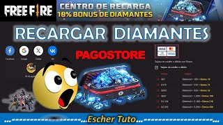 Cómo RECARGAR 💎DIAMANTES💎 por PagoStore para Free Fire  2023 [upl. by Podvin]