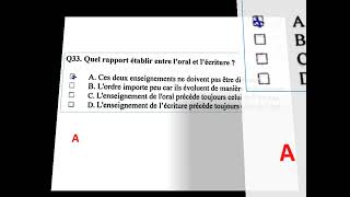 Didactique du français تصحيح ديداكتيك الفرنسية دورة دجنبر 2023 [upl. by Mcneil]