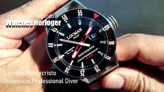 LOCMAN MONTECRISTO AUTOMATICO PROFESSIONAL DIVER [upl. by Orms]