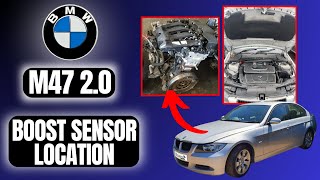 BMW 20 M47 Boost Sensor Location [upl. by Aihtenyc103]