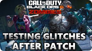 Black ops 6 Zombies  Testing Glitches AFTER PATCH  BO6 Zombies Glitches [upl. by Leviram303]