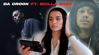 DA CROOK DOWN FT SKILLA BABY REACTION [upl. by Ynohtnaleahcim]