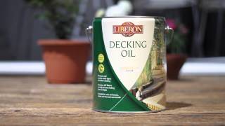 Liberon Oiling wooden decking [upl. by Ahsirak437]