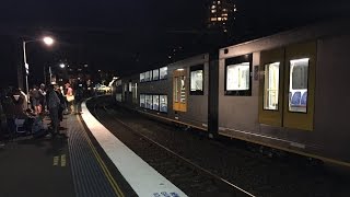 Sydney Trains Vlog 770 New Years Eve Peak At Waverton [upl. by Einahpetse228]