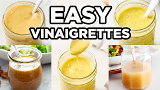 5 Easy Vinaigrette Recipes  Salad Dressing Recipes by MOMables [upl. by Dyoll]