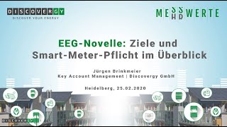 Webinar EEG Novelle Zusammenschnitt [upl. by Edsel435]