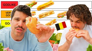 THE ULTIMATE BROODJES TIER LIST 🥖🇧🇪 BELGIAN SANDWICH CULTURE [upl. by Aryajay]