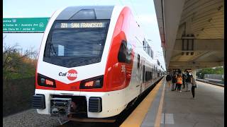 First To Ever Ride New Caltrain EMU Launch Day [upl. by Arraes237]