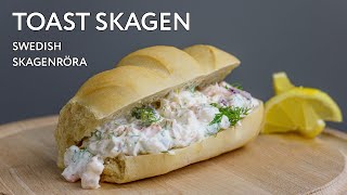 How To Make Skagenröra  Swedish Shrimp Salad with Dill and Lemon [upl. by Atinid967]