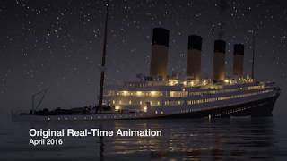 Evolution of the TITANIC RealTime Sinking [upl. by Barbarese]