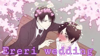 Ereri wedding Skit EreriRiren gacha life [upl. by Hukill]