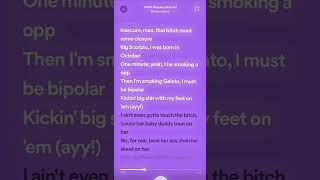 6000 degrees spotify lyrics speedsong [upl. by Roane153]