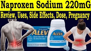 Naproxen Sodium 220 mg  Aleve pain relief and fever reducer  Uses side effects Dose pregnancy [upl. by Korie126]