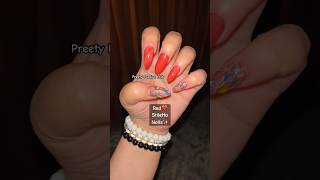 Red❤️Polygel Stiletto Nails Acrylic Sculpted Extensions Relatable Reels Product Review [upl. by Nivre554]