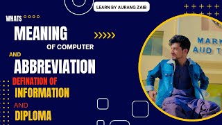 Meaning of computer and abbreviation [upl. by Camp]