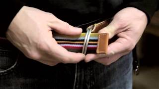 How to Buckle a DoubleRing Belt  Solutions for Clothing Questions [upl. by Phionna]