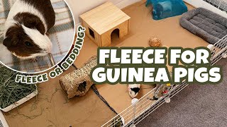 HOW TO USE FLEECE FOR GUINEA PIGS  HOW TO WICK FLEECE [upl. by Siclari178]