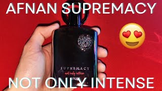 Afnan Supremacy Not Only Intense Review In 2024  Better Than Al Haramain LAventure Intense [upl. by Suollecram20]