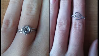 Ringen van ijzerdraad  DIY [upl. by Nailluj133]