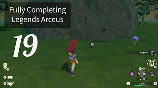 Fully Completing Legends Arceus 19 Tromping Around Lake Verity [upl. by Aineval]