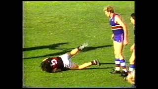 Highlights Round 4 1979 Footscray v Essendon  a draw World of Sport [upl. by Judith41]