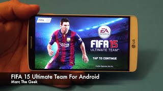 FIFA 15 Ultimate Team For Android [upl. by Artinad329]