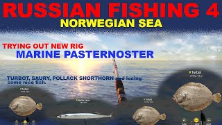 RUSSIAN FISHING 4  Norwegian Sea  MARINE PASTERNOSTER RIG [upl. by Schlessel]