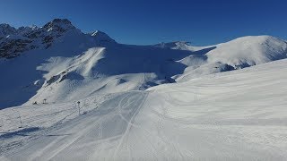 😍 Fellhorn 👏 Ski  Fellhorn 👍 Blaue Ski Abfahrt in 4K verwacklungsfrei [upl. by Adnilak391]