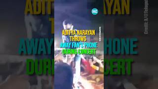 Aditya Narayan Throws Away Fans Phone During Concert  Watch [upl. by Stiegler]