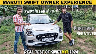 Maruti Swift VXI 2024 🔥 अब कोई Swift को Troll नहीं करेगा ❌ Swift VXI Ownership Review [upl. by Scrope]