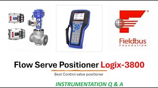 Positioner Logix 3800 Flow serve [upl. by Adnylg]