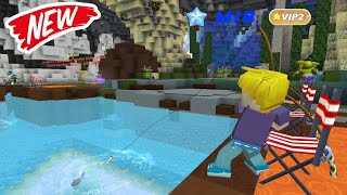 FINALLY FISHING UPDATE IS HERE SKYBLOCK BLOCKMAN GO [upl. by Staford]