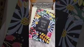 Factor Notes 2022 Planner Flipthrough discount code  Meghna Verghese Shorts [upl. by Priscella]