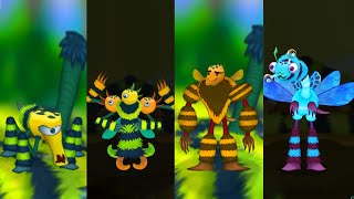 ALL Monsters Humbug Island  My Singing Monsters [upl. by Melan]