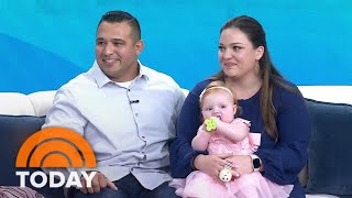 Baby left in safe haven box adopted by firefighter who found her [upl. by Auod]