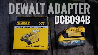 DEWALT DCB094 อแดปเตอร์แปลงแบตเตอรี่ DEWALT เป็น POWER BANK แบบตัวเปล่า [upl. by Neron]