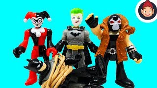 Imaginext Legends of Batman Crime Alley amp Imaginext Batbot Extreme Toys [upl. by Kikelia]