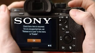 How to fix lens communication error on Sony cameras [upl. by Orianna]