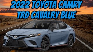 2022 Toyota Camry TRD in Cavalry Blue [upl. by Gavriella]