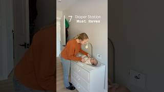 Diaper Station Must Haves babycare baby firsttimemomtips 3monthsold babygirl momlife shorts [upl. by Wera727]