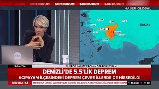 Denizli Acıpayamda 55lik Deprem Meydana Geldi [upl. by Rheta]