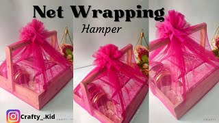 Simple Net Wrapping  Hamper craftykid18 [upl. by Shishko]