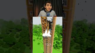 Hangi Minecraft Bloğu EN ZOR EVİ YIKAR 😱⛏️ shorts [upl. by Eidnarb]