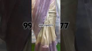 Pure tissue tussar silk dual shade saree with blouse [upl. by Bilbe330]