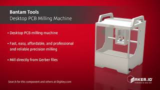 Bantam Tools Desktop PCB Milling Machine  Maker Minute [upl. by Etnoed]