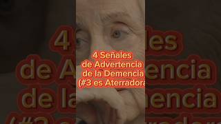 4 Señales de advertencia de la demencia salud estres demencia demencias [upl. by Demmy10]