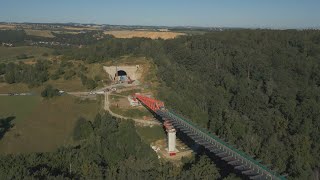 Gottleubatalbrücke erreicht den Kohlberg [upl. by Nea]