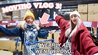 MOVING VLOG 3 It nearly all went wrong lol [upl. by Trescott431]