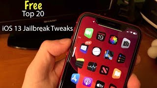 Top 20 iOS 13 COOL FREE Jailbreak tweaks [upl. by O'Malley148]